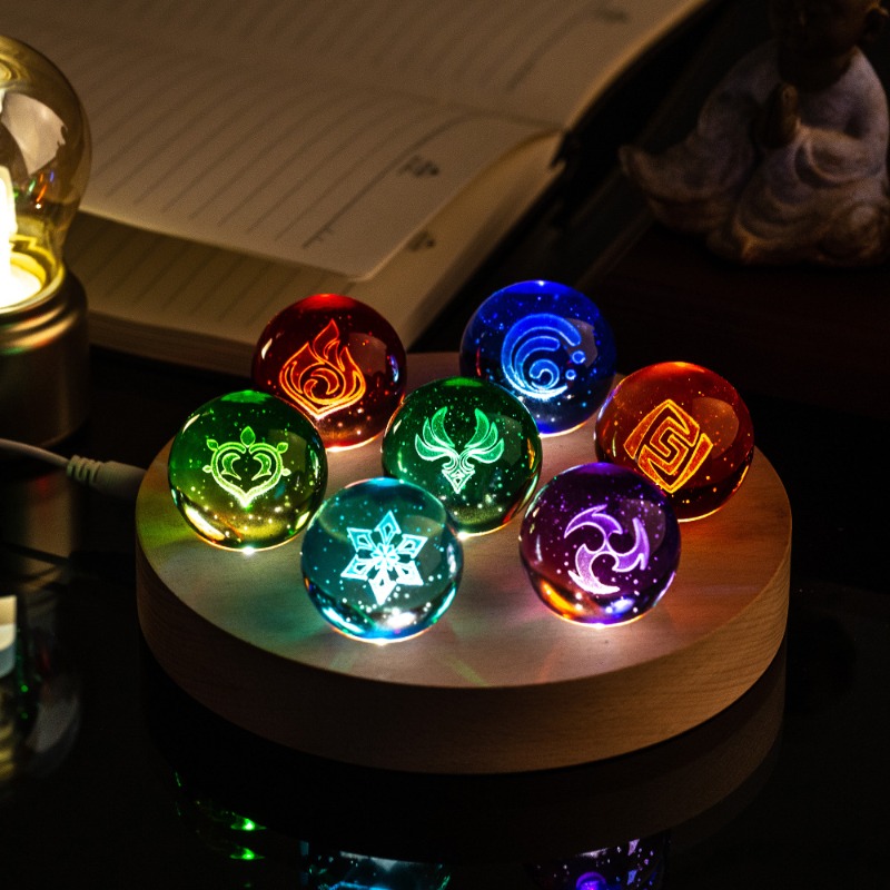 2026 Nieuwe Genshin Impact 6cm - Elements Lighting Decor recensie en prijs