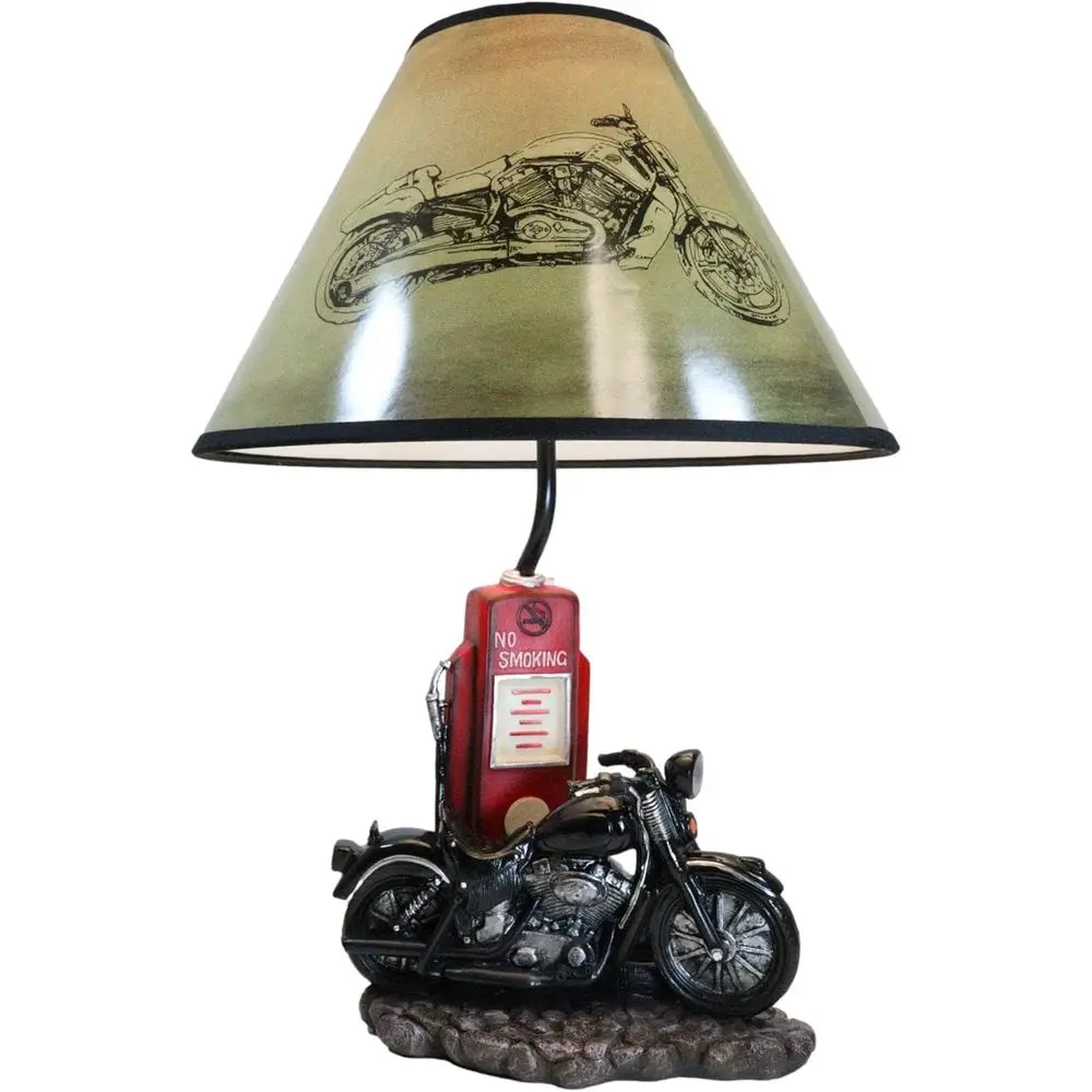 Vintage retro zwarte motorfiet - Lighting Decoration recensie en prijs