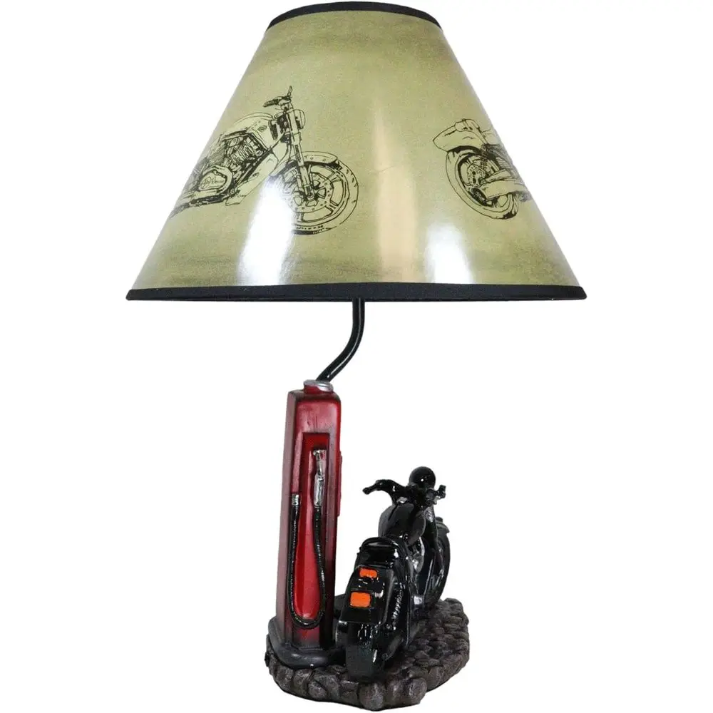 Vintage retro zwarte motorfiet - Lighting Decoration recensie en prijs