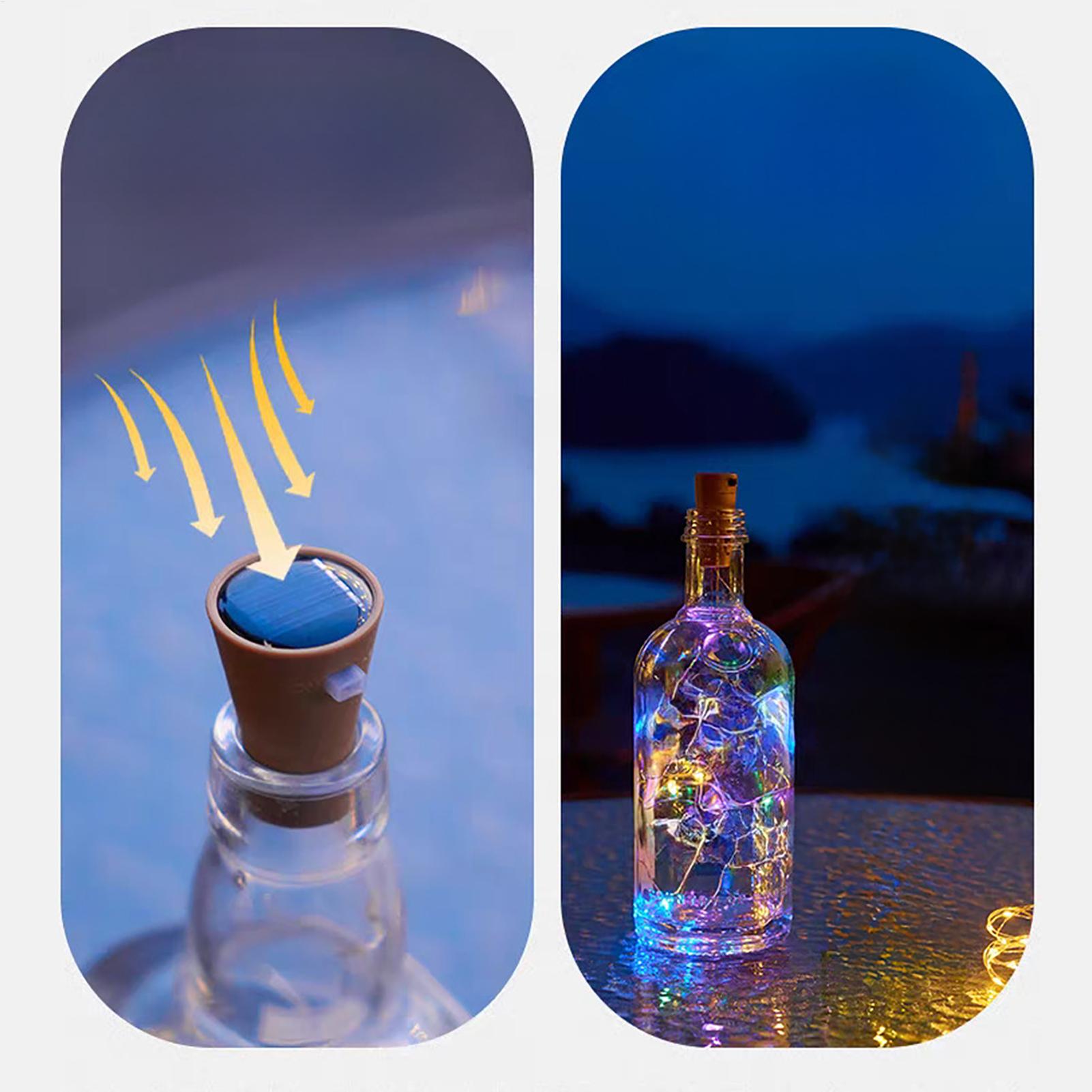 Zonne-wijnflesverlichting 6 st - Decor Lighting Cork recensie en prijs