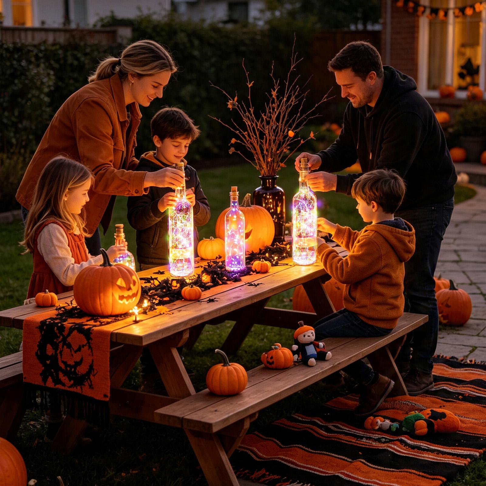 Zonne-wijnflesverlichting 6 st - Decor Lighting Cork recensie en prijs