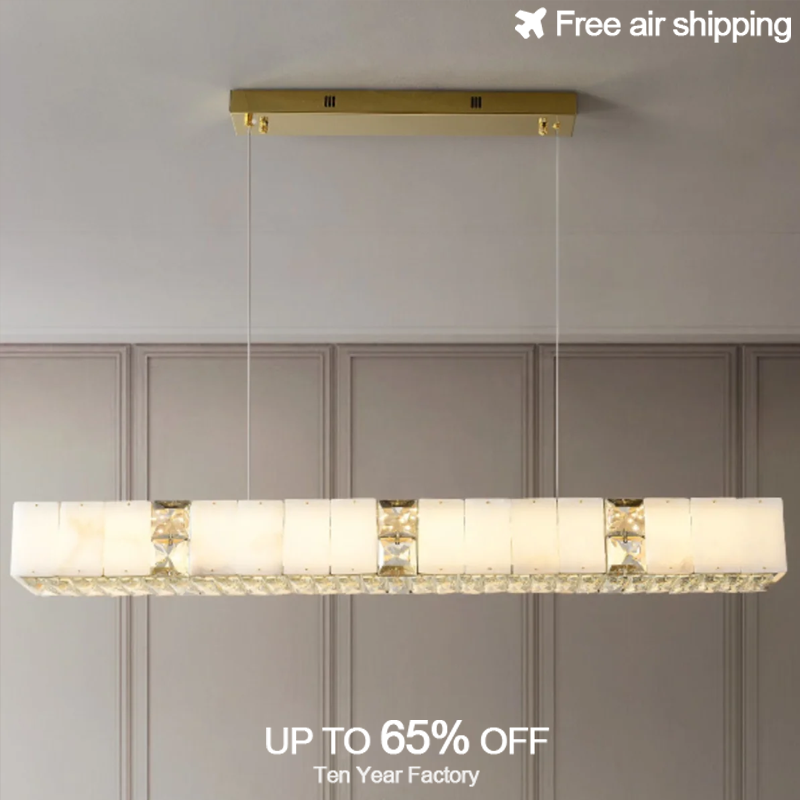 Goudzwarte moderne LED-kroonlu - Elements Lighting Decor recensie en prijs